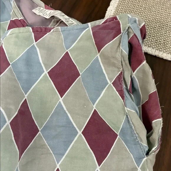 Magnolia Pearl Patchwork Pants with Red and Green Pants & Jumpsuits